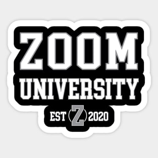 Zoom University Sticker